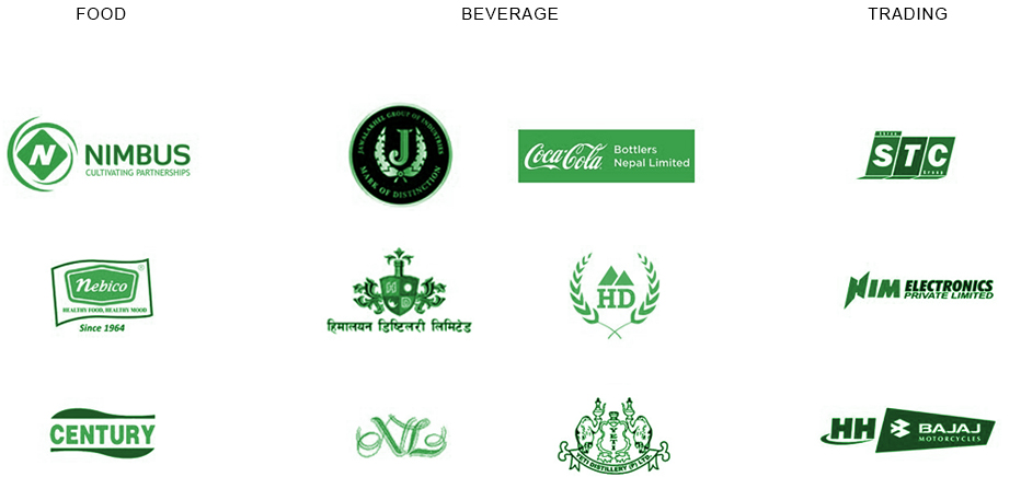 Client Logos: Food, Beverage, Trading